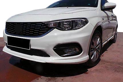 Front bumper lip (2016-2021, primed for painting) for Fiat Tipo 2016- - image 1