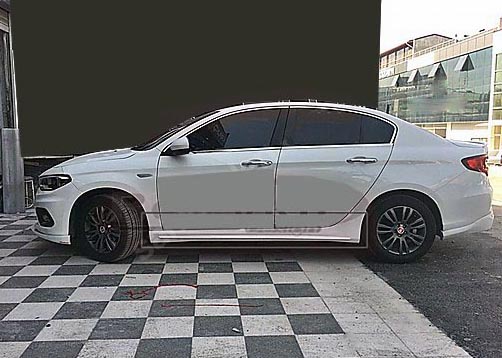 Side skirts (primed for painting) for Fiat Tipo 2016- - image 1