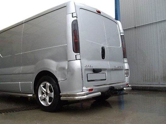 Rear corners AK003-Double (stainless steel) for Opel Vivaro 2001-2015 - Reelken Auto
