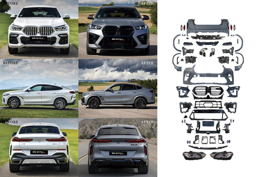 Facelift Body Kit to X6M F96 2024 for BMW X6 G06 2019- - image 1