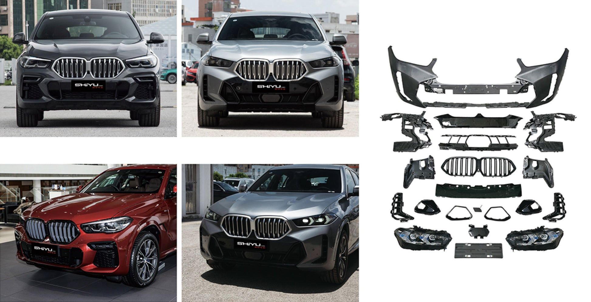 M-Sport 2024 Facelift Body Kit for BMW X6 G06 2019- - image 1
