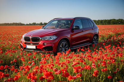 Side Steps Maya Red (2 pcs, Aluminum) for BMW X5 F-15 2013-2018 - image 1