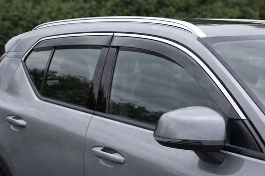 Window Deflectors with Chrome Trim Niken Luxury (4 pcs) for Volvo XC40 2018- - image 1