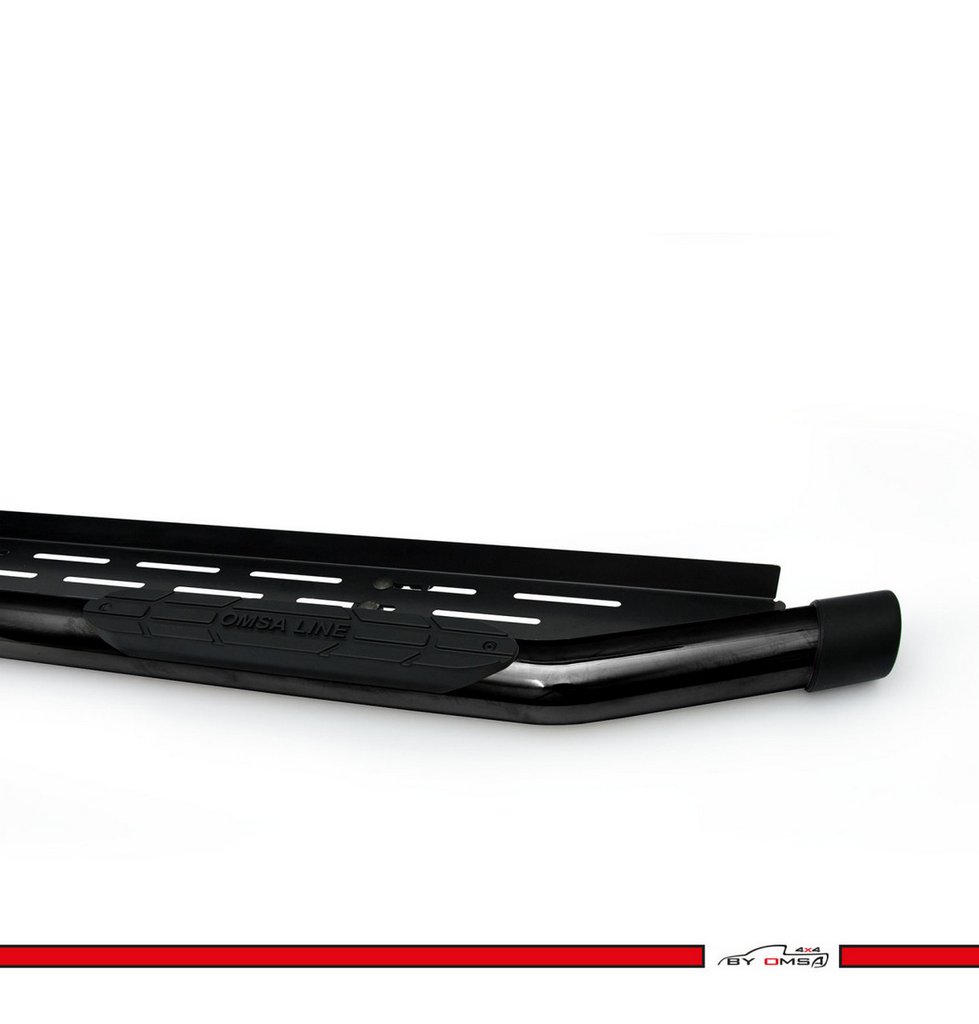 Side Steps Almazon Black 76mm (2 pcs, metal) for Mercedes X class 2017-2020 - image 3