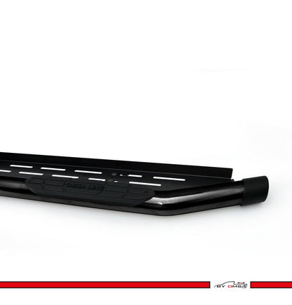 Side Steps Almazon Black 76mm (2 pcs, metal) for Mercedes X class 2017-2020 - image 3