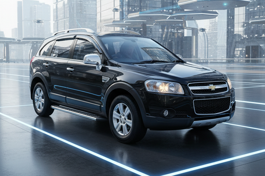 Side Steps Maydos V2 (2 pcs, Aluminum & Stainless Steel) for Chevrolet Captiva 2006-2019 - image 1