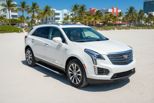 Side Steps Maya V1 (2 pcs, Aluminum) for Cadillac XT5 2016- - image 1