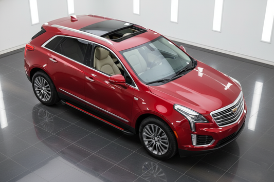 Side Steps Maya Red (2 pcs, Aluminum) for Cadillac XT5 2016- - image 1