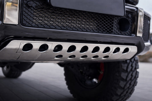 Front Bumper Guard Stainless Steel for Mercedes G сlass W463 1990-2018 - image 1