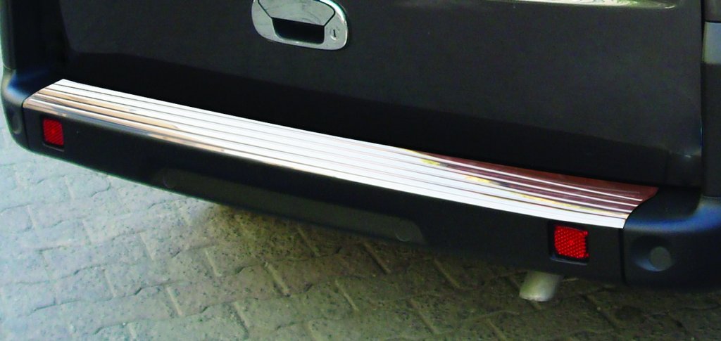 Rear Bumper Protector OmsaLine Stainless Steel for Fiat Doblo I 2001-2005 - image 2