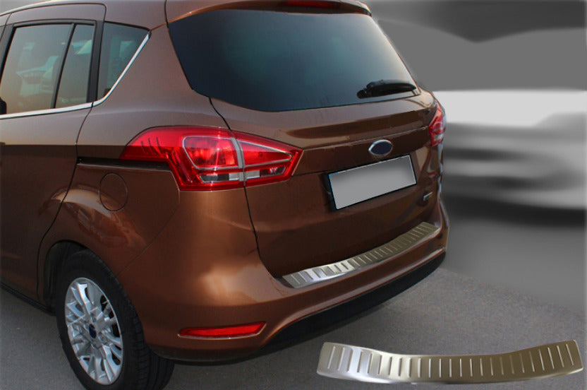 Rear Bumper Protector OmsaLine (Stainless Steel) for Ford B-Max 2012-2017 - image 1