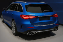 Rear bumper protector Carmos matte (SW, stainless steel) for Mercedes C-class W206 2022- - image 1