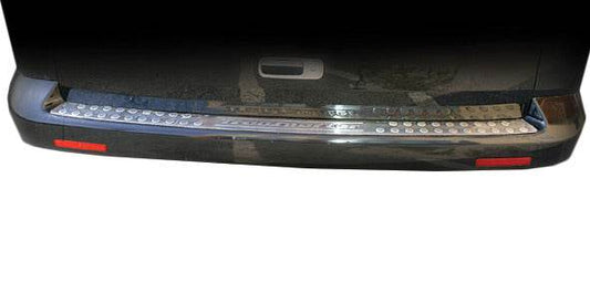 Rear bumper video (Omsa, stainless steel) for Volkswagen T5 Transporter 2003-2010 - Reelken Auto