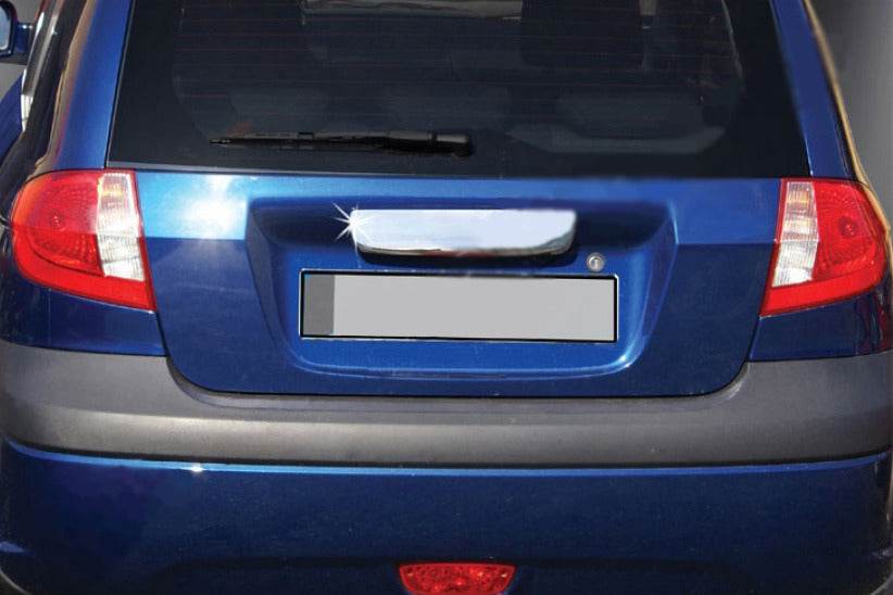 Trim above the number (2006↗, stainless steel) for Hyundai Getz - Reelken Auto