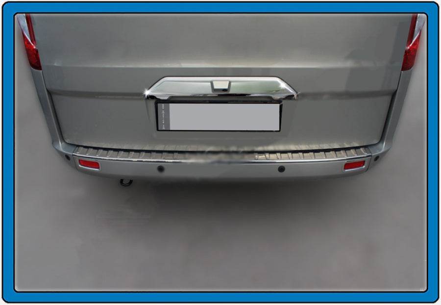 Chrome bracket above the number (under the camera, stainless steel.) for Ford Custom 2013-2022 - Reelken Auto