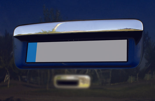 Trim above the room (1 doors, stainless steel) for Volkswagen Caddy 2004-2010 - image 1