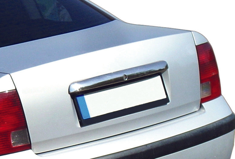 Chrome trim above license plate (1996-2000, stainless steel) for Volkswagen Passat B5 1997-2005 - image 1