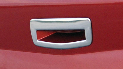 Strap on the trunk handle (SD, stainless) for Renault Megane II 2004-2009 - Reelken Auto