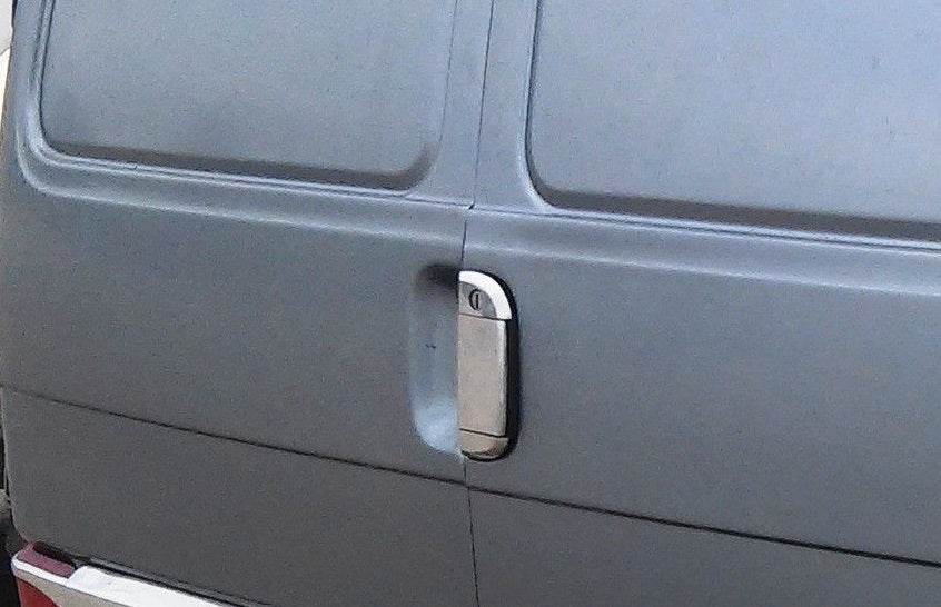 Covers for the rear handle (stainless steel) for Volkswagen T4 Caravelle/Multivan - Reelken Auto