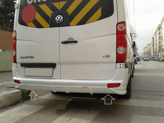 Rear bumper cover V1 (primed for painting) for Volkswagen Crafter 2006-2016 - image 1