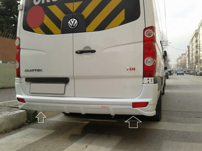 Rear bumper cover V1 (primed for painting) for Volkswagen Crafter 2006-2016 - image 1
