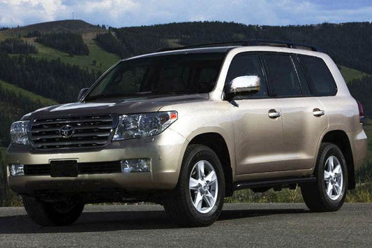 Mirror covers (2008-2012, 2 pcs., stainless steel) for Lexus LX570/450d - Reelken Auto