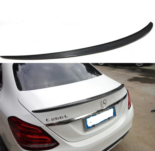Spoiler for Coupe (1234 Upgrade, black) for Mercedes C-сlass W205 2014-2021 - image 1