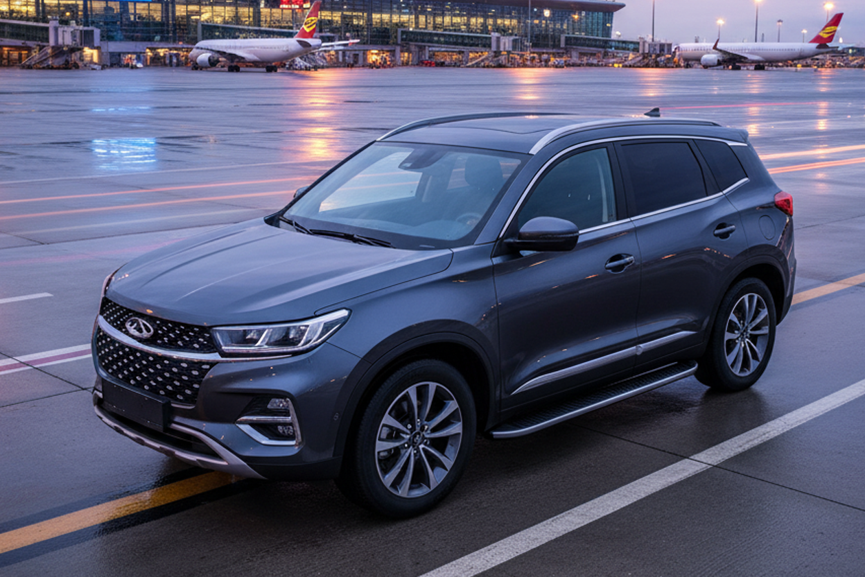 Side Steps Tayga Grey (2 pcs, Aluminum) for Chery Tiggo 7 2020- - image 1