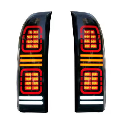 Smoke Black LED Tail Lights (2004-2008, 2 pcs) for Nissan Patrol Y61 1997-2011 - image 1
