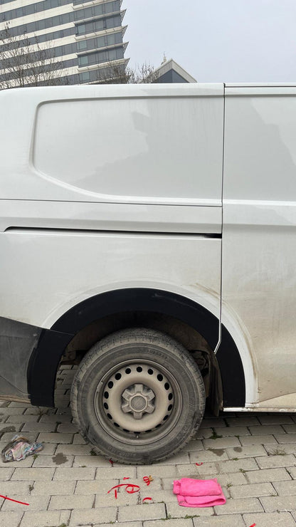 Wide fender flares (4 pcs, black) for Ford Custom 2023- - image 3