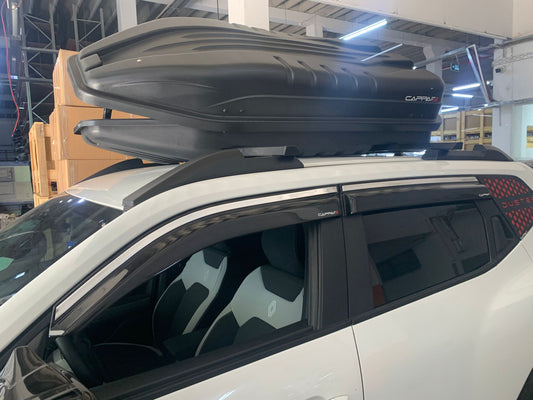 Window wind deflectors with chrome trim EuroCap (set of 4) for Renault Duster 2024- - image 1