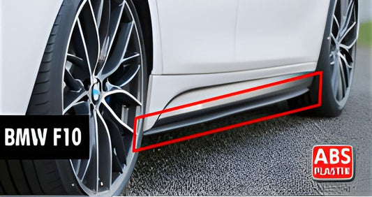 Side Skirts DPT V-2 (for M-Sport/M5 skirts, Gloss Black) for BMW 5 Series F10/F11 2010–2016 - image 1