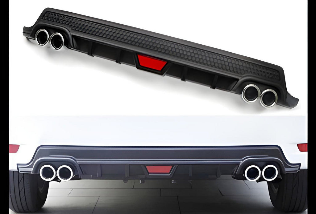 Universal Rear Diffuser DPT V-9 (ABS) (matte black) - image 3