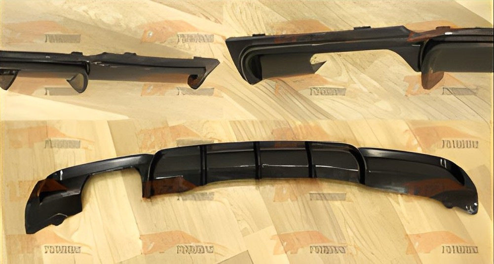 Rear diffuser DPT V-1 (for M Performance, gloss black) for BMW 3 series F-30/31/34 2012-2019 - image 5