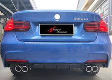 Rear Diffuser DPT V-2 (for M Performance, Gloss Black) for BMW 3 Series F30/F31 2012-2019 - image 1