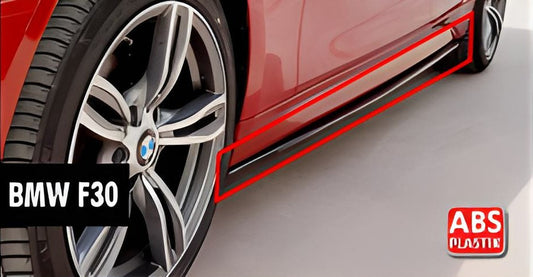 Side Skirts DPT V-1 (Gloss Black) for BMW 3 Series F-30/31/34 2012-2019 - image 1