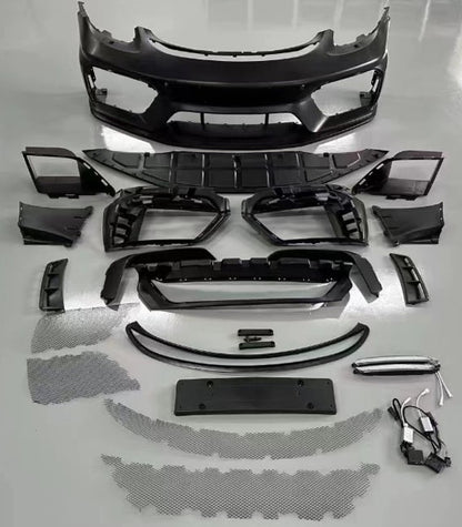 Front bumper assembly (982 GT4 style) for Porsche Boxster/Cayman 981 2013-2016 - image 2