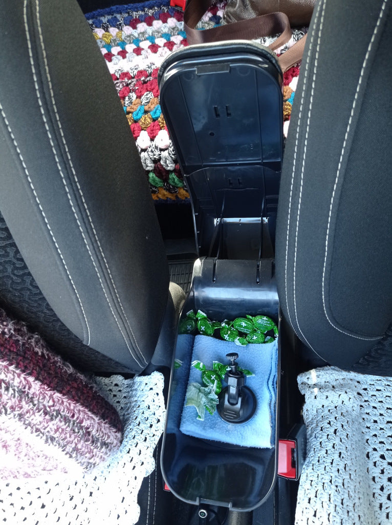 Armrest (with plastic adapter for cup holder) for Citroen C-3 2009-2016 - image 13