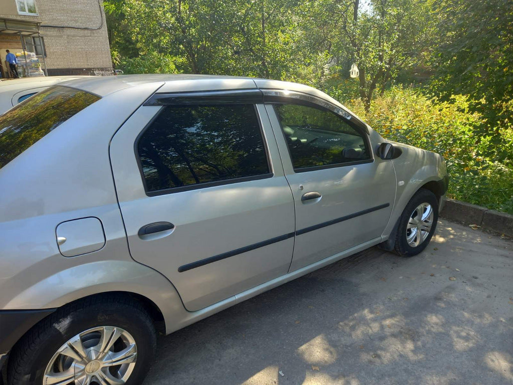 Window Deflectors (4 pcs, Sunplex Sport) for Dacia Logan I 2005-2008 - image 4