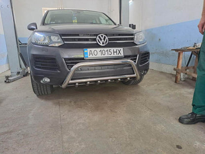 Kangaroo cage WT003 (stainless steel) for Volkswagen Touareg 2010-2018 - Reelken Auto