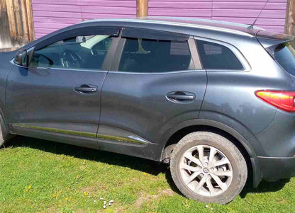 Window Deflectors (4 pcs, Sunplex Sport) for Renault Kadjar 2015-2022 - image 1