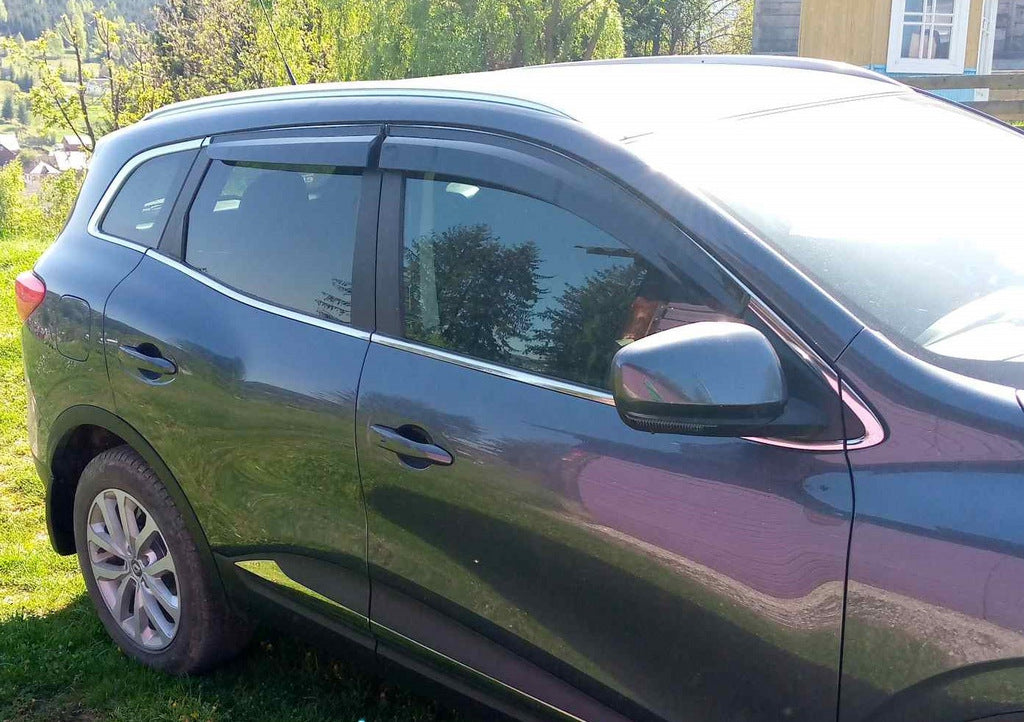 Window Deflectors (4 pcs, Sunplex Sport) for Renault Kadjar 2015-2022 - image 4