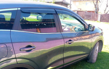 Window Deflectors (4 pcs, Sunplex Sport) for Renault Kadjar 2015-2022 - image 5