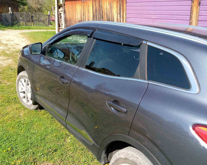 Window Deflectors (4 pcs, Sunplex Sport) for Renault Kadjar 2015-2022 - image 3