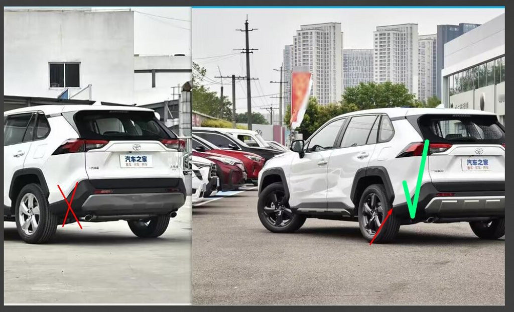 Premium Mud Flaps 2022+ (Long Wheel Arch, 4 pcs) for Toyota Rav 4 2019- - image 2