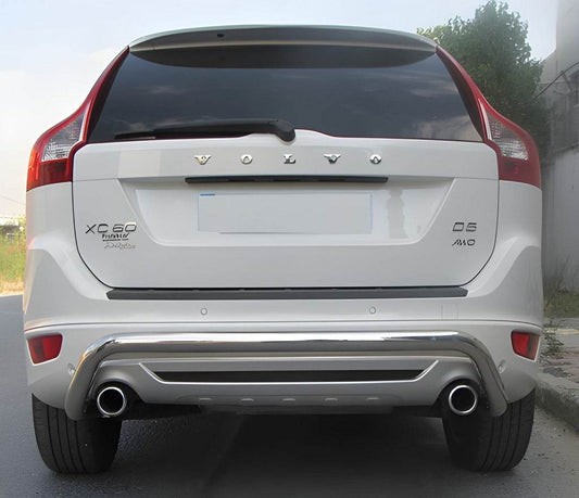 Back protection AK007 (stainless) for Volvo XC60 2009-2017 - Reelken Auto