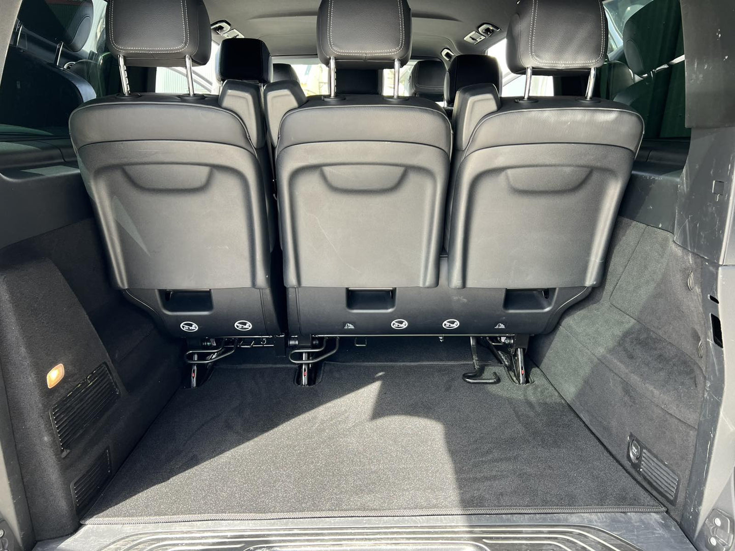 Classic V-class textile mats, ExtraLong 2 side (Only self-delivery, full interior, Black) for Mercedes Vito / V-class W447 2014↗ year - image 3