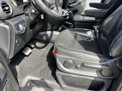 Textile Floor Mats Classic V-class ExtraLong 2 side (Pickup Only, Full Set, Black) for Mercedes Vito/V-class W447 2014- - image 1