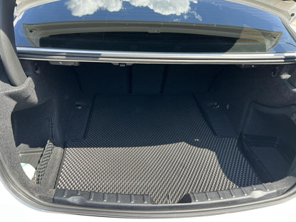 Trunk mat (for F30, All-wheel drive, Black) for BMW 3 series F-30/31/34 2012-2019 - image 1