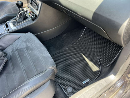 EVA Floor Mats (Honeycomb, Black) for Volkswagen Passat СС 2008-2017 - image 2